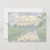 Christelijke aanmoediging van de Scène Calm  Kaart (Achterkant)