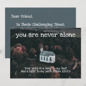 Christelijke Aanmoediging Vriend Kaart (Voorkant / Achterkant)