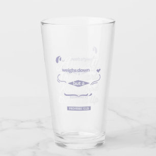 Christelijke Aanmoedigingscitaat – Angst & Vriende Glas