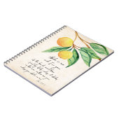 Christelijke Abide Fruitful Sinaasappels Notitieboek (Linkerzijde)