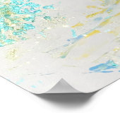 Christelijke Abstracte kunstdrukprofeet voor inspi Poster (Hoek)