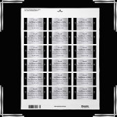 Christelijke Adresetiketten, Adresetiketten, Etiket