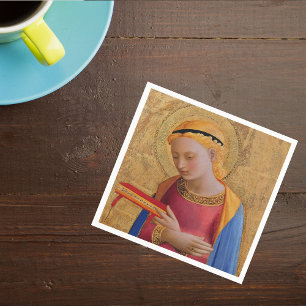  Christelijke afbeelding Golden Servetten