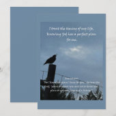 Christelijke affirmatie en bijbel feestdagenkaart (Voorkant / Achterkant)