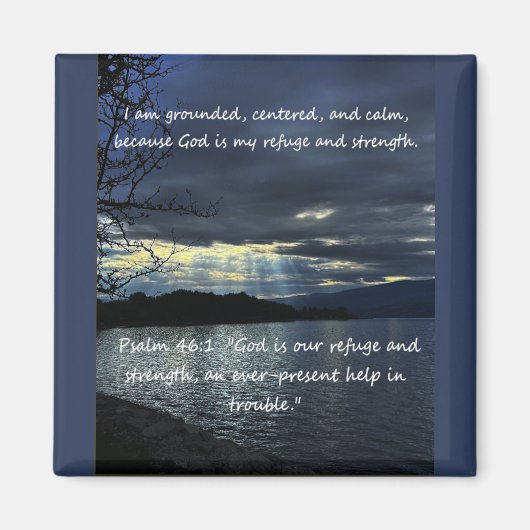 Christelijke affirmatie en bijbel magneet (Voorkant)