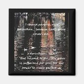 Christelijke affirmatie en bijbel magneet (Voorkant)