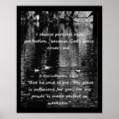 Christelijke affirmatie en bijbel poster (Voorkant)