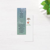 Christelijke affirmatie Quote & Scripture Bladwijz Mini Visitekaartjes (Bureau)