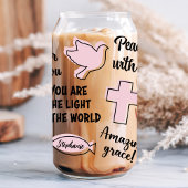 Christelijke Affirmaties Aangepaste Naam Blikvorm Glas