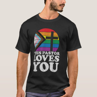 Christelijke allly Inclusive Pride Clergy Deze pre T-shirt