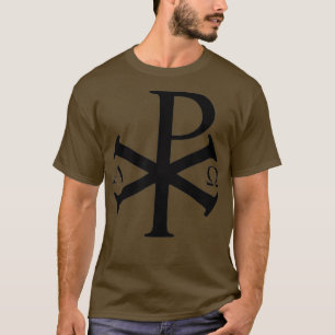 Christelijke Alpha Omega Chi Rho voor het christen T-shirt