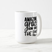 Christelijke Amazing Grace Coffee Mok (Voorkant rechts)