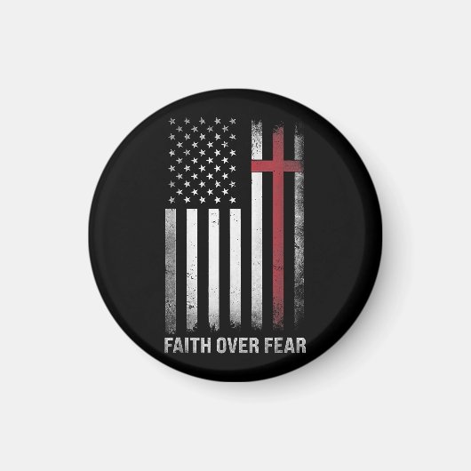 Christelijke Amerikaanse vlag Amerikaanse vlag Ame Magneet (Voorkant)