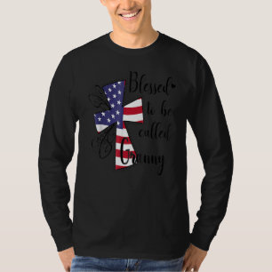 Christelijke Amerikaanse vlag zonder vlag T-shirt