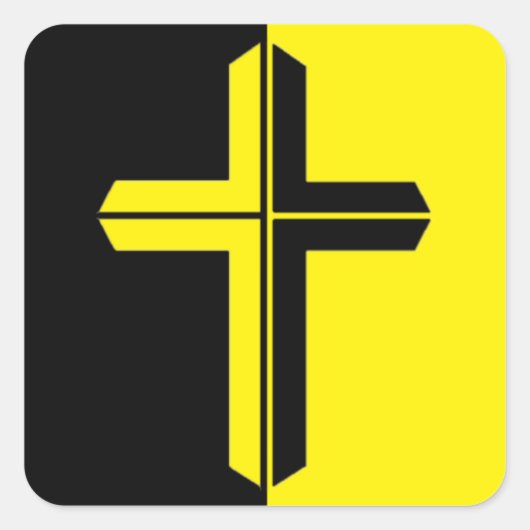 Christelijke Anarcho kapitalistische sticker (Voorkant)