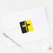 Christelijke Anarcho kapitalistische sticker (Envelop)