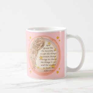 Christelijke Angel Serenity Prayer Koffiemok
