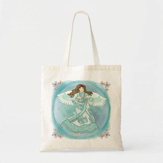 Christelijke angel voor de oceaan tote bag (Voorkant)