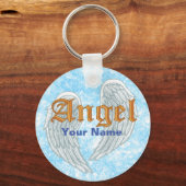 Christelijke Angel Wings Sleutelhanger (Voorkant)