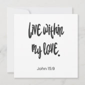 Christelijke ansichtkaart Christelijke uitnodiging (Achterkant)