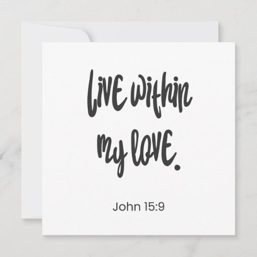 Christelijke ansichtkaart Christelijke uitnodiging (Voorkant)