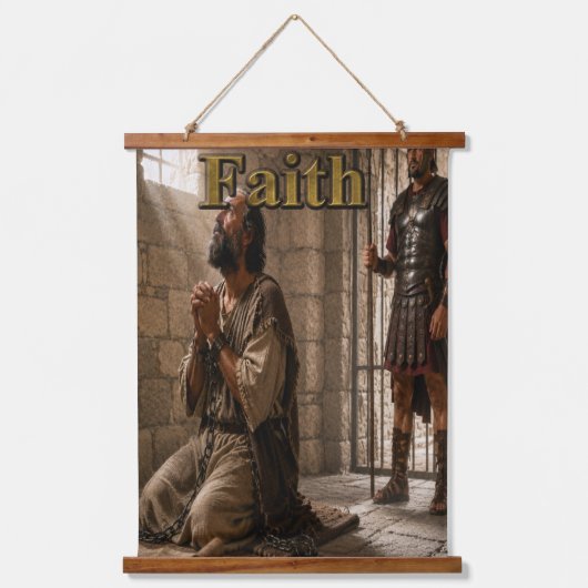 Christelijke apostel Paulus Hangend Wandkleed (Voorkant)
