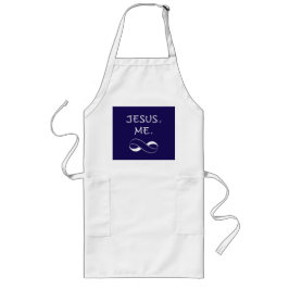 Christelijke Aprons Jesus me Infinity Baking Feest Lang Schort