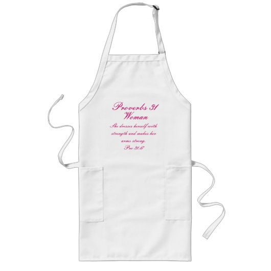 Christelijke Aprons Lang Schort (Voorkant)