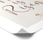 Christelijke Art Pasen Hij is gerezen Poster (Hoek)