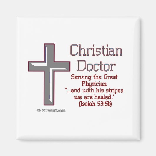 Christelijke arts magneet (Voorkant)