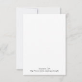 Christelijke babyjongen - Aankondiging ter geboort (Achterkant)