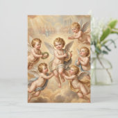 Christelijke baby's in de hemel bedankkaart (Staand voorkant)