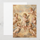Christelijke baby's in de hemel bedankkaart (Voorkant / Achterkant)
