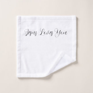 Christelijke badhanddoek Jezus houdt van jou Bad Handdoek