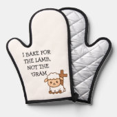 Christelijke Baking Oven Mitt voor Vrouwen Ovenwant (Voorkant / Achterkant)