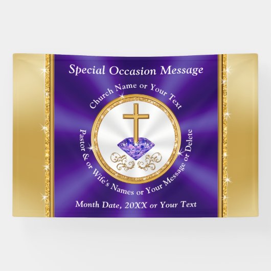 Christelijke banners voor kerken of elke gelegenhe (Horizontaal)