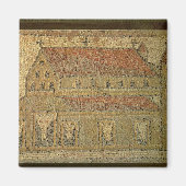 Christelijke basilica, mozaïekbedekking, Romeinse  Magneet (Voorkant)