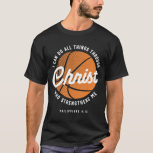 Christelijke Basketball Religieuze Filippijnen 4:1 T-shirt