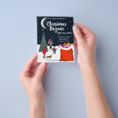 christelijke Bazaar Come and see Santa toy drive Flyer (Hand)