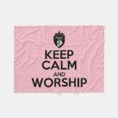 Christelijke BEHOEFTEKST EN WERKSCHAP Fleece Deken (Voorkant (Horizontaal))