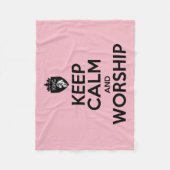 Christelijke BEHOEFTEKST EN WERKSCHAP Fleece Deken (Voorkant)