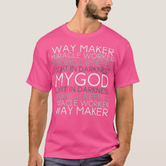 Christelijke Believer Waymaker Mirakelwerkerbeloft T-shirt