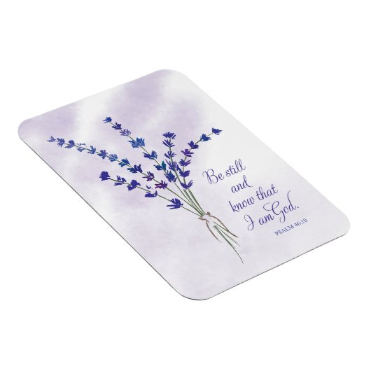 Christelijke bemoedigende lavendel met de Schrift Magneet (Rechterzijde)