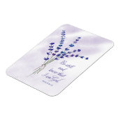 Christelijke bemoedigende lavendel met de Schrift Magneet (Linkerzijde)