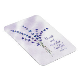 Christelijke bemoediging lavendel met Schriftuur Magneet