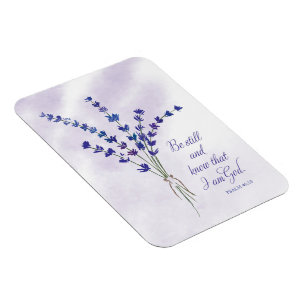 Christelijke bemoediging lavendel met Schriftuur Magneet