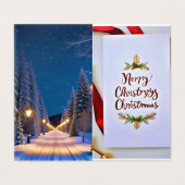 Christelijke berichten en wensen voor collega’s kaart (Buitenkant ongevouwen)