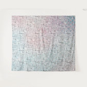 Christelijke bevestigende woorden wandkleed (Voorkant (horizontaal))