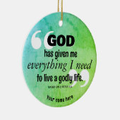 Christelijke bevestiging ALLES WAT IK NODIG HEB Ci Keramisch Ornament (Rechts)