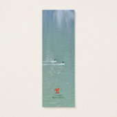 Christelijke Bevestigingscitaat & Schrift Boekmerk Mini Visitekaartjes (Achterkant)